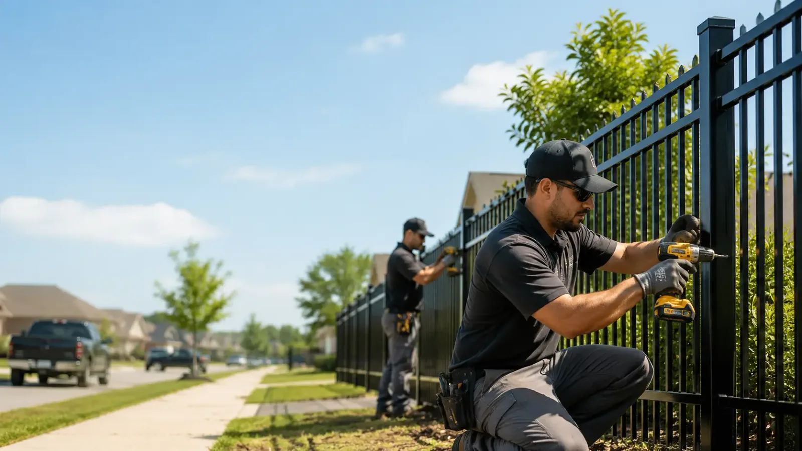 Metal Fence Installation in Wright, AR